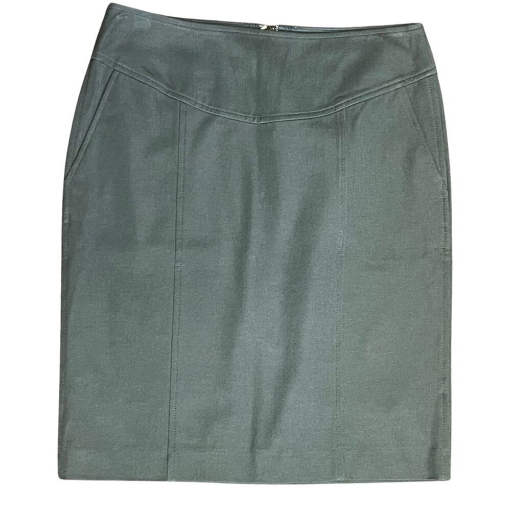 Banana Republic skirt gray stretch straight size 6